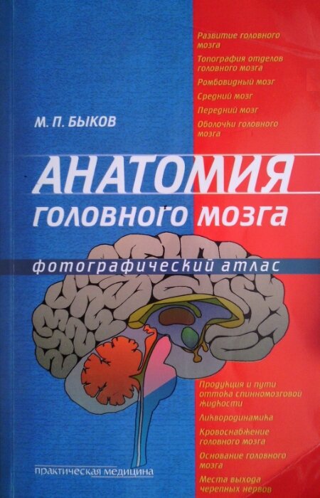 Быков М.П.. Анатомия головного мозга. Фотографический атлас