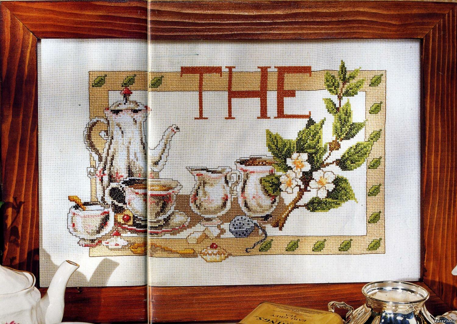 Схема для вышивки "Чай".
