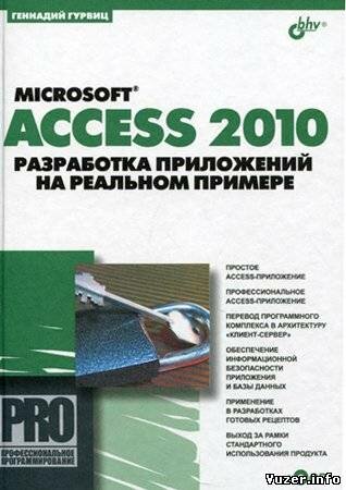 Microsoft Access 2010. Разработка приложений на реальном примере. Гурвиц Г. А.