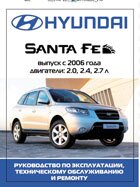 Hyundai Santa Fe. Двигатели 2.0,2.4,2.7л. Руководство по эксплуатации, техническому обслуживанию и ремонту.